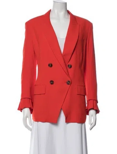 Pre-owned Veronica Beard Blazer In Orange
