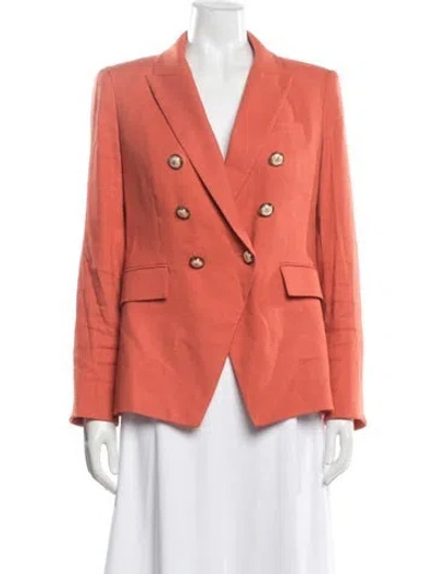 Pre-owned Veronica Beard Blazer In Orange