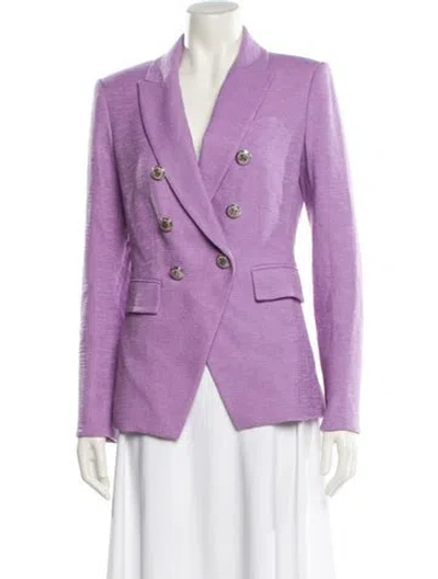 Pre-owned Veronica Beard Blazer In Purple