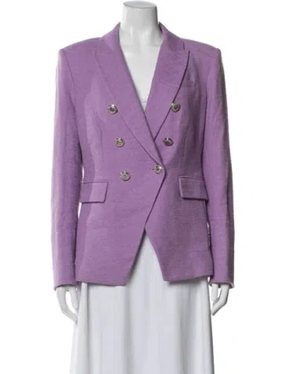 Pre-owned Veronica Beard Blazer In Purple