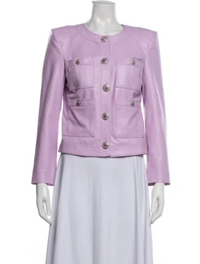 Pre-owned Veronica Beard Blazer In Purple