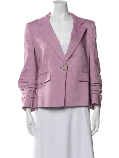 Pre-owned Veronica Beard Blazer In Purple