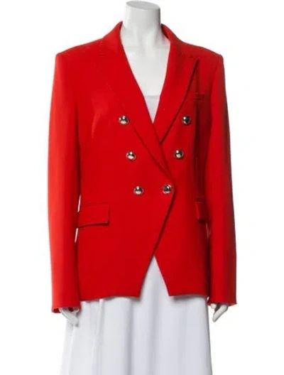 Pre-owned Veronica Beard Blazer In Red