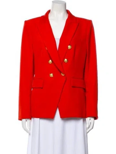 Pre-owned Veronica Beard Blazer In Red