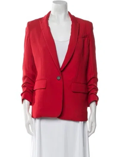 Pre-owned Veronica Beard Blazer In Red
