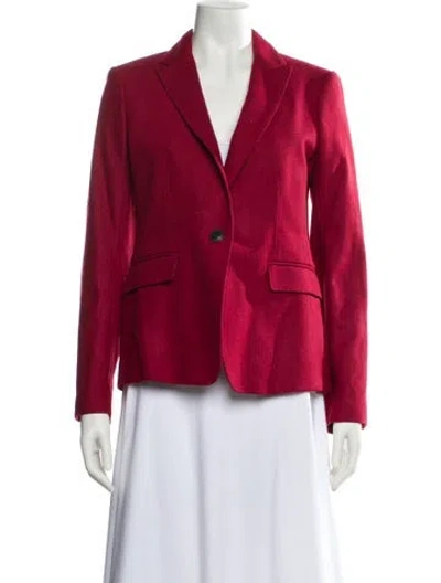 Pre-owned Veronica Beard Blazer In Red