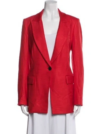 Pre-owned Veronica Beard Blazer In Red