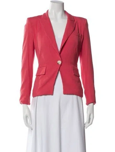 Pre-owned Veronica Beard Blazer In Red