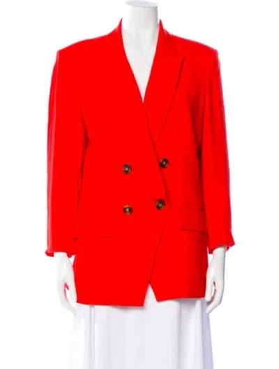Pre-owned Veronica Beard Blazer In Red