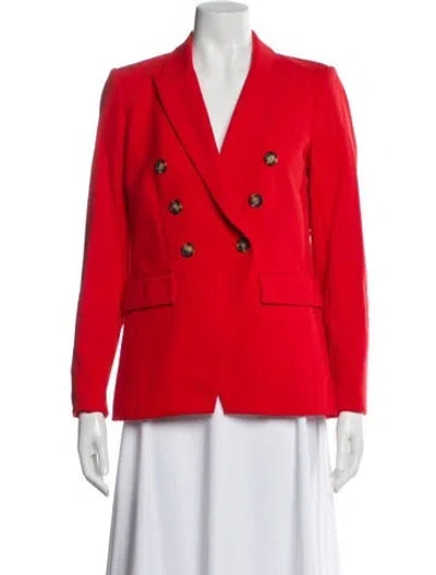Pre-owned Veronica Beard Blazer In Red