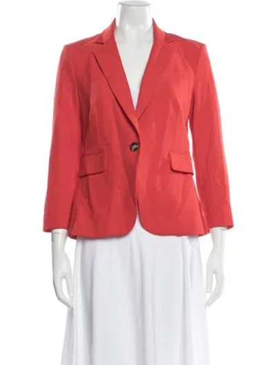 Pre-owned Veronica Beard Blazer In Red
