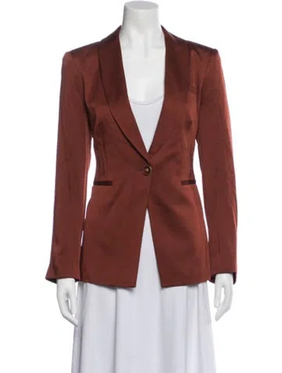 Pre-owned Veronica Beard Blazer In Red
