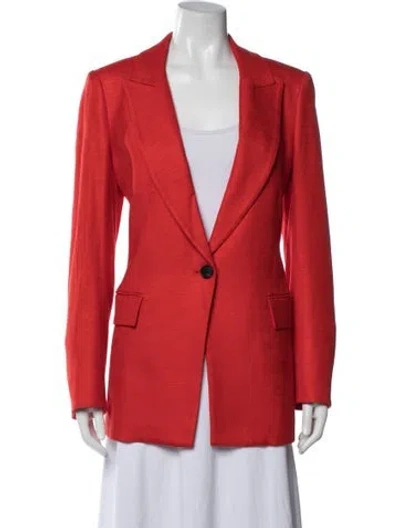 Pre-owned Veronica Beard Blazer In Red