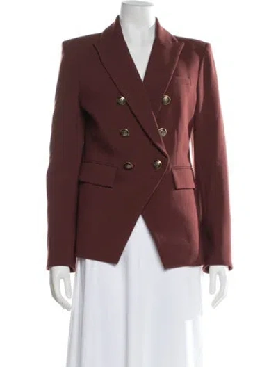 Pre-owned Veronica Beard Blazer In Red