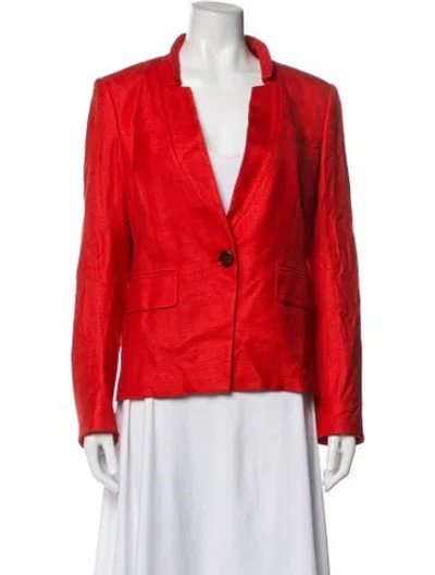 Pre-owned Veronica Beard Blazer In Red