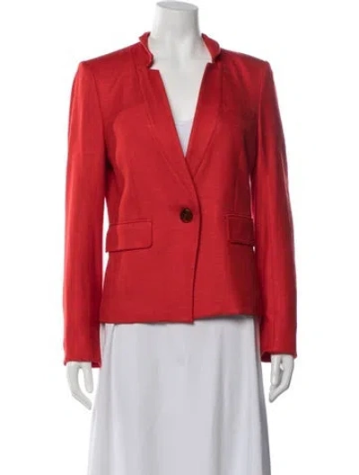 Pre-owned Veronica Beard Blazer In Red