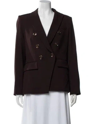 Pre-owned Veronica Beard Blazer W/ Tags In Burgundy