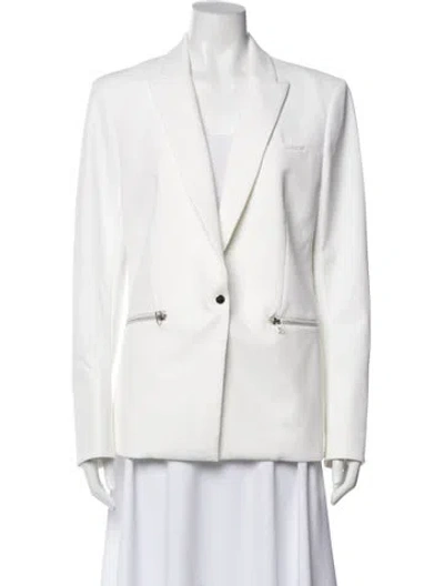 Pre-owned Veronica Beard Blazer In White