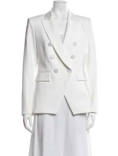 Pre-owned Veronica Beard Blazer In White