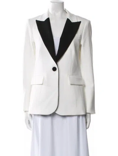 Pre-owned Veronica Beard Blazer In White