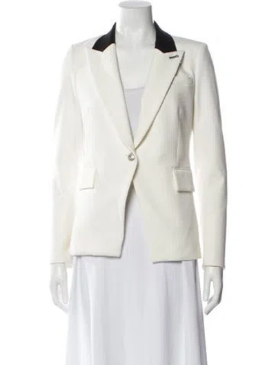 Pre-owned Veronica Beard Blazer In White