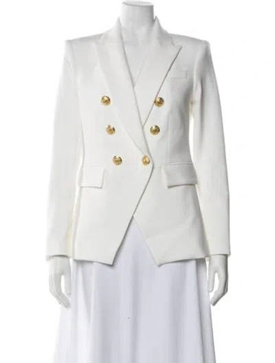 Pre-owned Veronica Beard Blazer In White