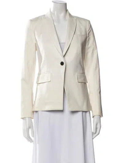 Pre-owned Veronica Beard Blazer In White