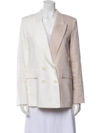 Pre-owned Veronica Beard Blazer In White