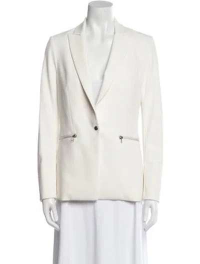 Pre-owned Veronica Beard Blazer In White