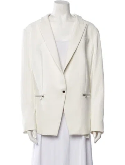 Pre-owned Veronica Beard Blazer In White