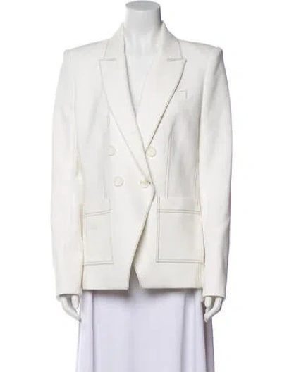 Pre-owned Veronica Beard Blazer In White