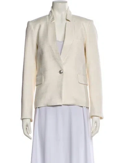 Pre-owned Veronica Beard Blazer In White