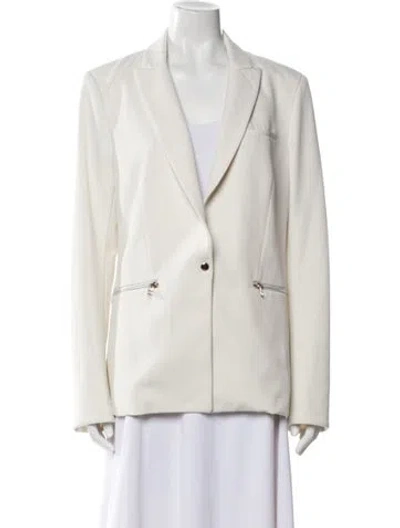 Pre-owned Veronica Beard Blazer In White