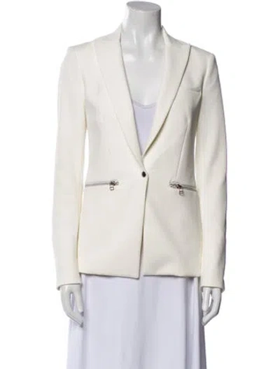 Pre-owned Veronica Beard Blazer In White