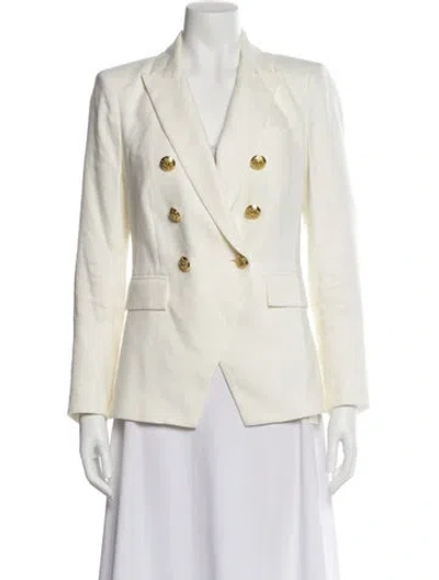 Pre-owned Veronica Beard Blazer In White