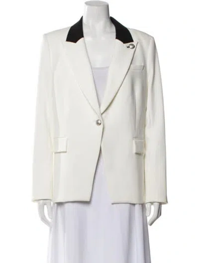 Pre-owned Veronica Beard Blazer In White