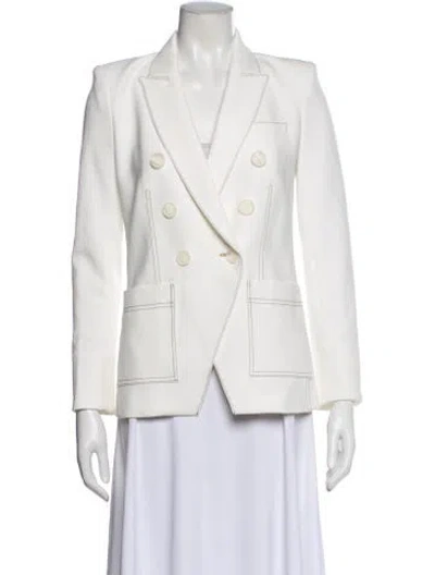 Pre-owned Veronica Beard Blazer In White