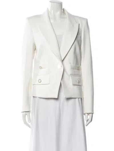 Pre-owned Veronica Beard Blazer In White