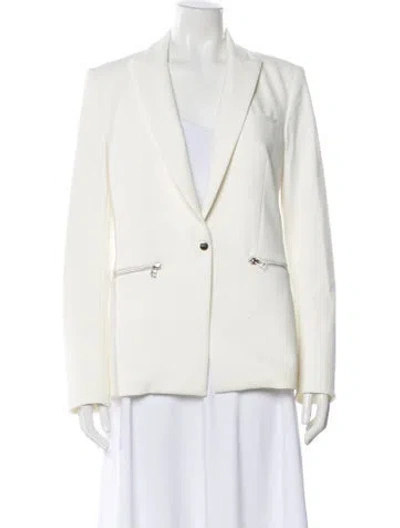 Pre-owned Veronica Beard Blazer In White