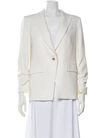Pre-owned Veronica Beard Blazer In White