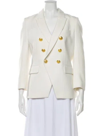 Pre-owned Veronica Beard Blazer In White