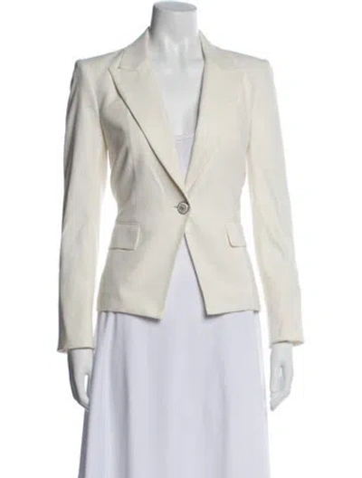 Pre-owned Veronica Beard Blazer In White