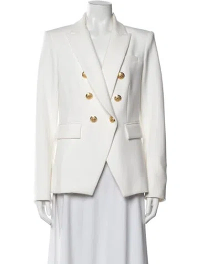 Pre-owned Veronica Beard Blazer In White