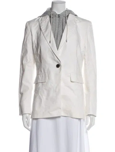 Pre-owned Veronica Beard Blazer In White