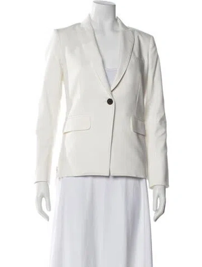 Pre-owned Veronica Beard Blazer In White