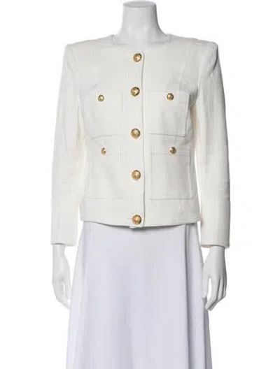Pre-owned Veronica Beard Blazer In White