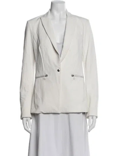 Pre-owned Veronica Beard Blazer In White