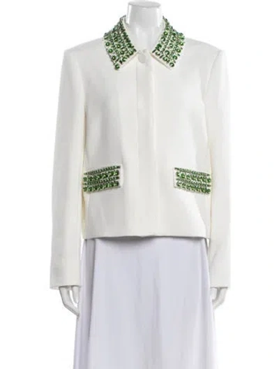 Pre-owned Veronica Beard Blazer In White