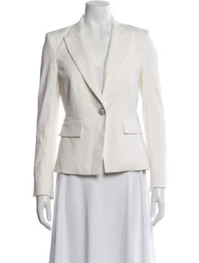 Pre-owned Veronica Beard Blazer In White