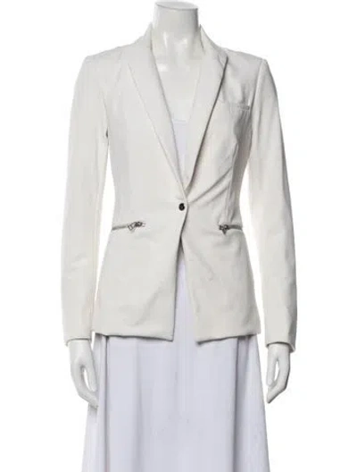 Pre-owned Veronica Beard Blazer In White